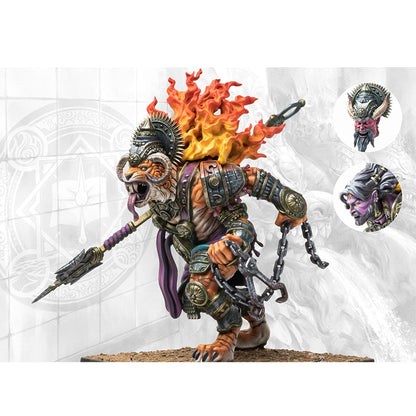 Conquest Miniatures Sorcerer Kings: Rakshasa Ravanar - Mô Hình Chiến Thuật - Para Bellum
