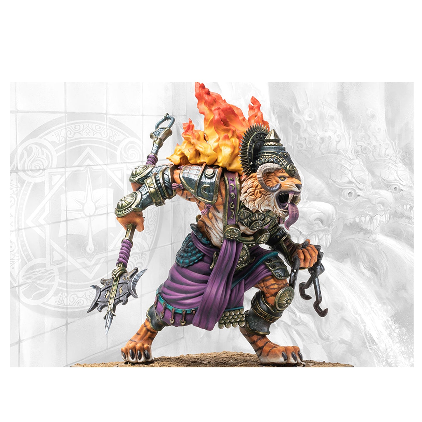 Conquest Miniatures Sorcerer Kings: Rakshasa Ravanar - Mô Hình Chiến Thuật - Para Bellum