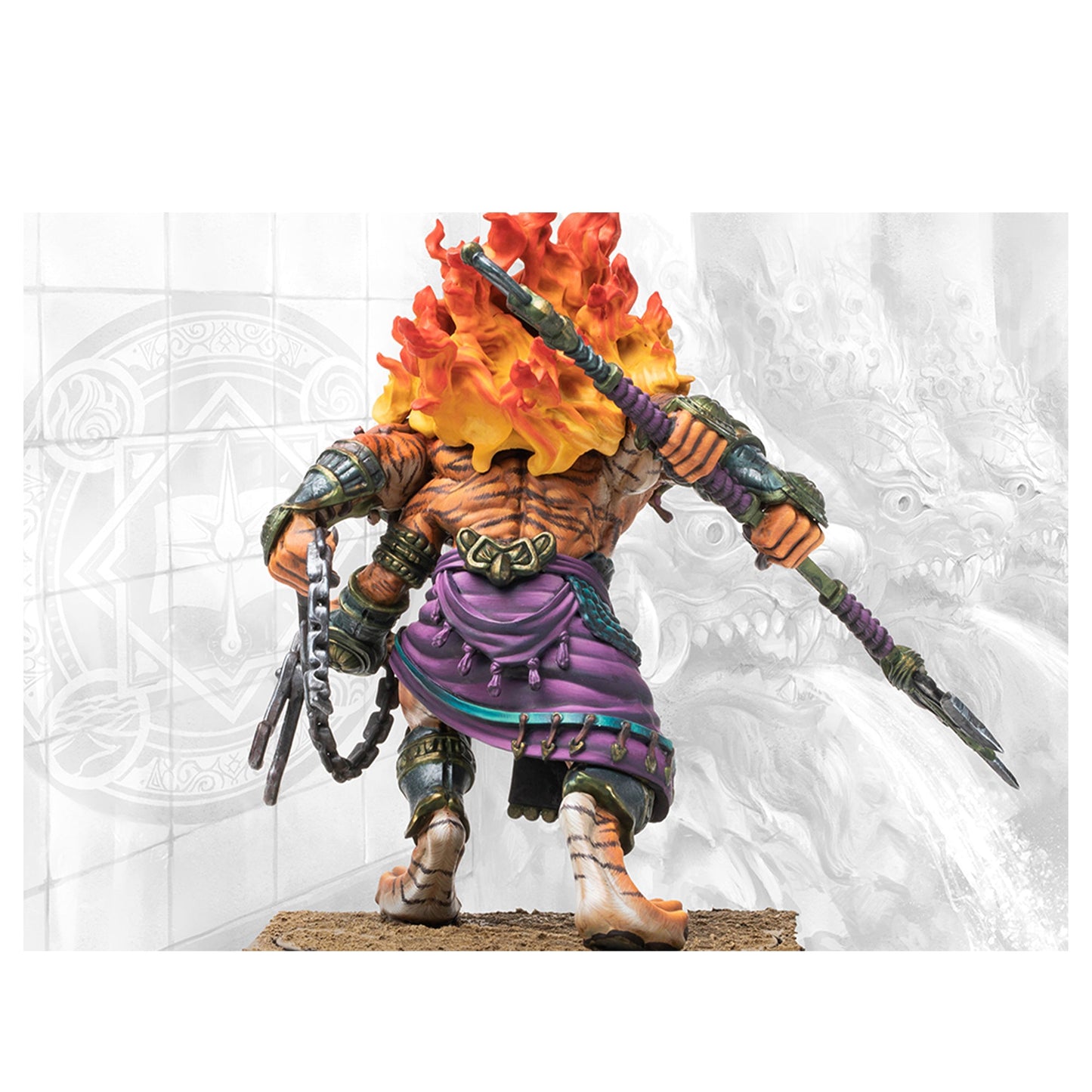 Conquest Miniatures Sorcerer Kings: Rakshasa Ravanar - Mô Hình Chiến Thuật - Para Bellum