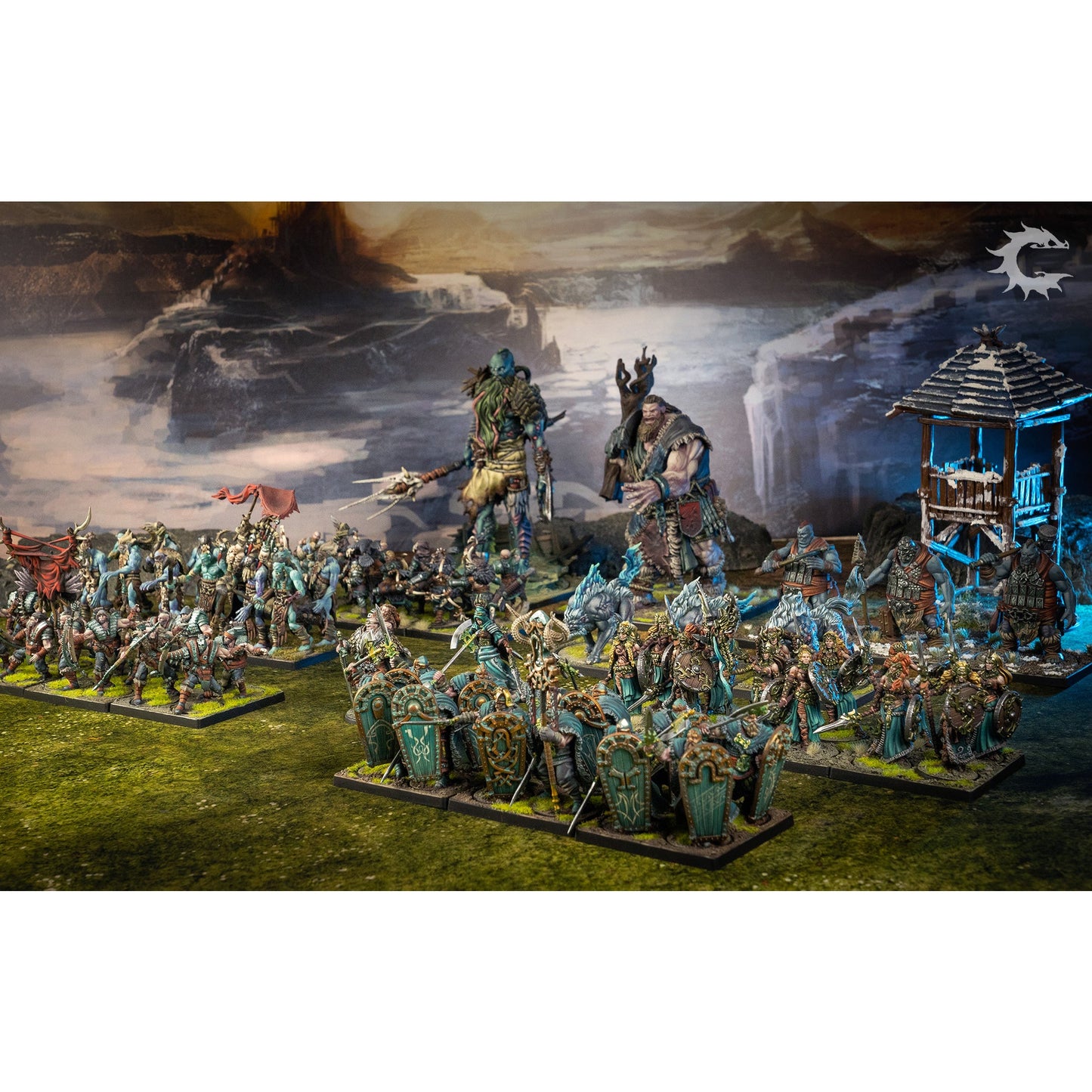 Conquest Miniatures Game - Nords: Blood Tide 2000pt Army - Bộ Quân Đội Mô Hình Chiến Thuật Para Bellum