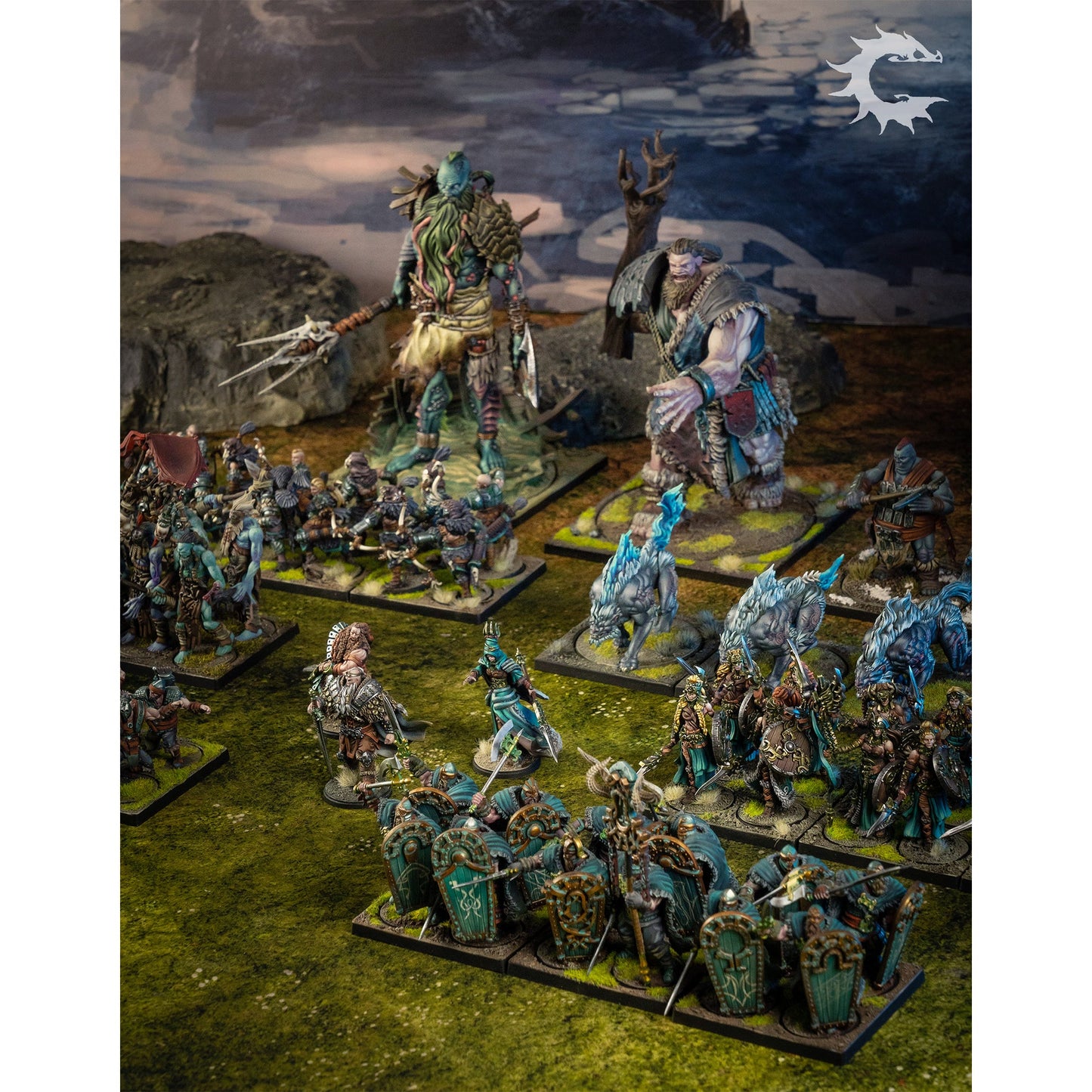 Conquest Miniatures Game - Nords: Blood Tide 2000pt Army - Bộ Quân Đội Mô Hình Chiến Thuật Para Bellum