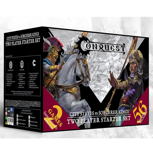 Conquest Two Player Starter Set - Sorcerer Kings vs City States - Bộ cờ chiến thuật 2 người - Para Bellum