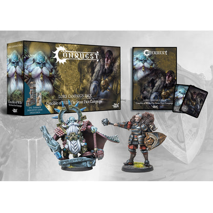 Lore Campaign Pack - Crucible of Wills: The Stone Face Campaign - Bộ Chiến Dịch Miniature Conquest - Para Bellum