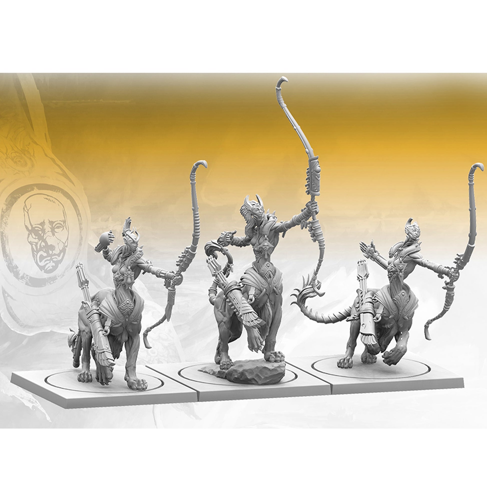 Conquest Miniatures Game - Spires: Leonine Avatara - Trò Chơi Mô Hình Chiến Thuật Para Bellum - Hình ảnh sản phẩm