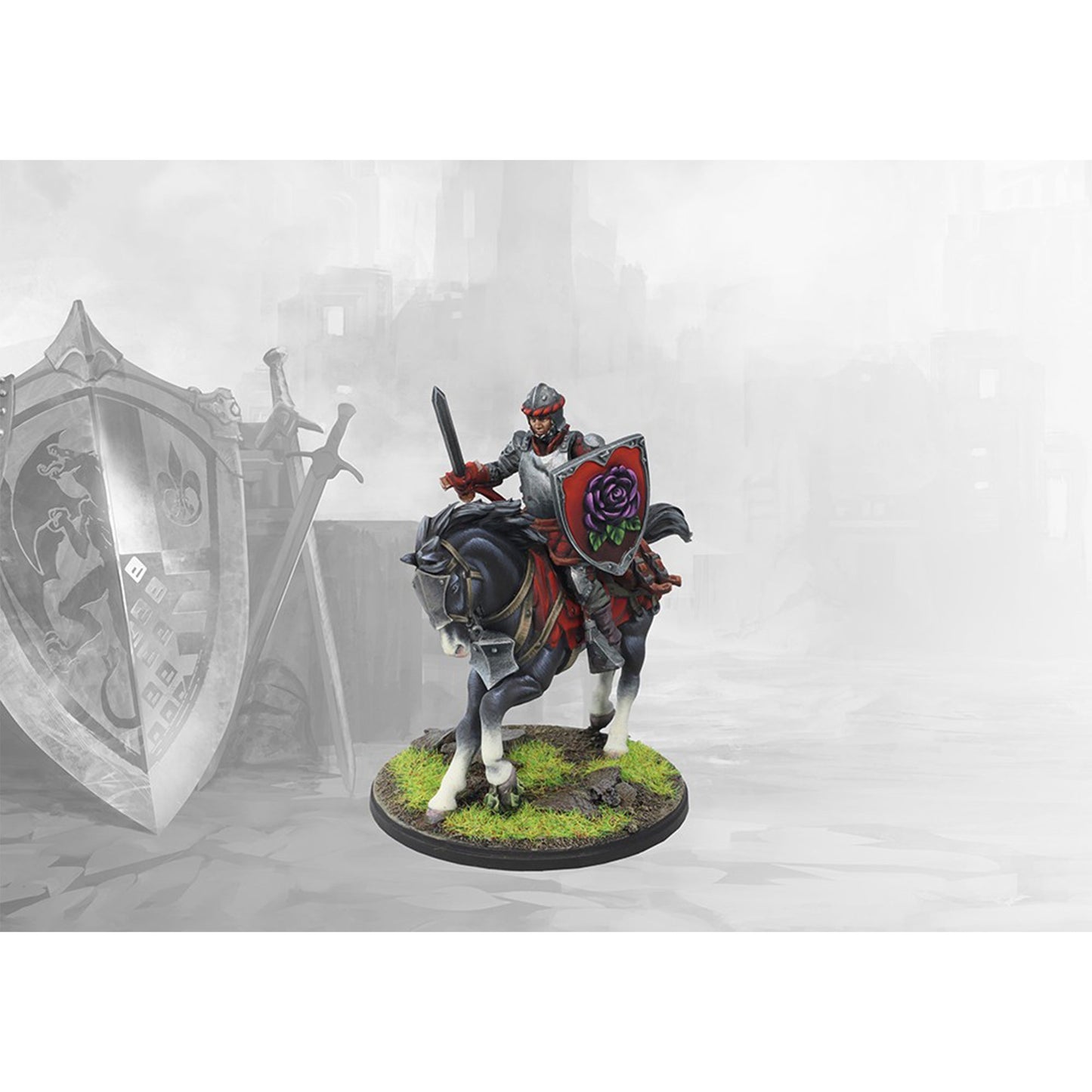 Conquest Miniatures Game - Hundred Kingdoms: Mounted Squires - Mô Hình Kỵ Binh Hiến Binh - Para Bellum