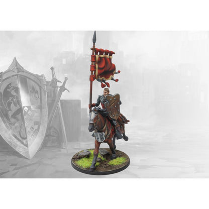 Conquest Miniatures Game - Hundred Kingdoms: Mounted Squires - Mô Hình Kỵ Binh Hiến Binh - Para Bellum