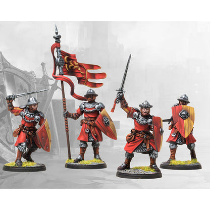 Conquest Miniatures Game - Hundred Kingdoms: Men at Arms Remix - Mô Hình Chiến Thuật - Para Bellum