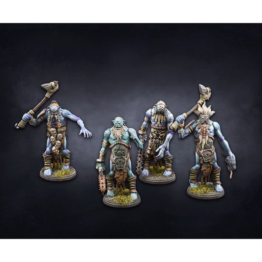 Conquest Miniatures Game - Nords: Trolls - Mô Hình Chiến Thuật Sa Bàn Para Bellum