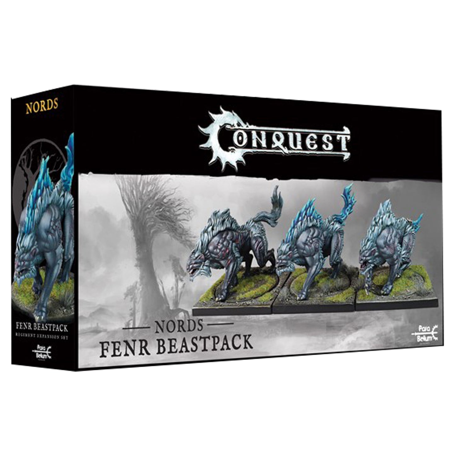 Conquest Miniatures Game - Nords: Fenr Beastpack Wargs - Mô Hình Chiến Thuật Sa Bàn - Para Bellum