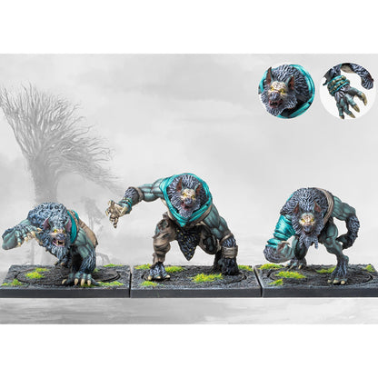 Conquest Miniatures Game - Nords: Werewargs | Mô hình Miniature Chiến thuật | Para Bellum