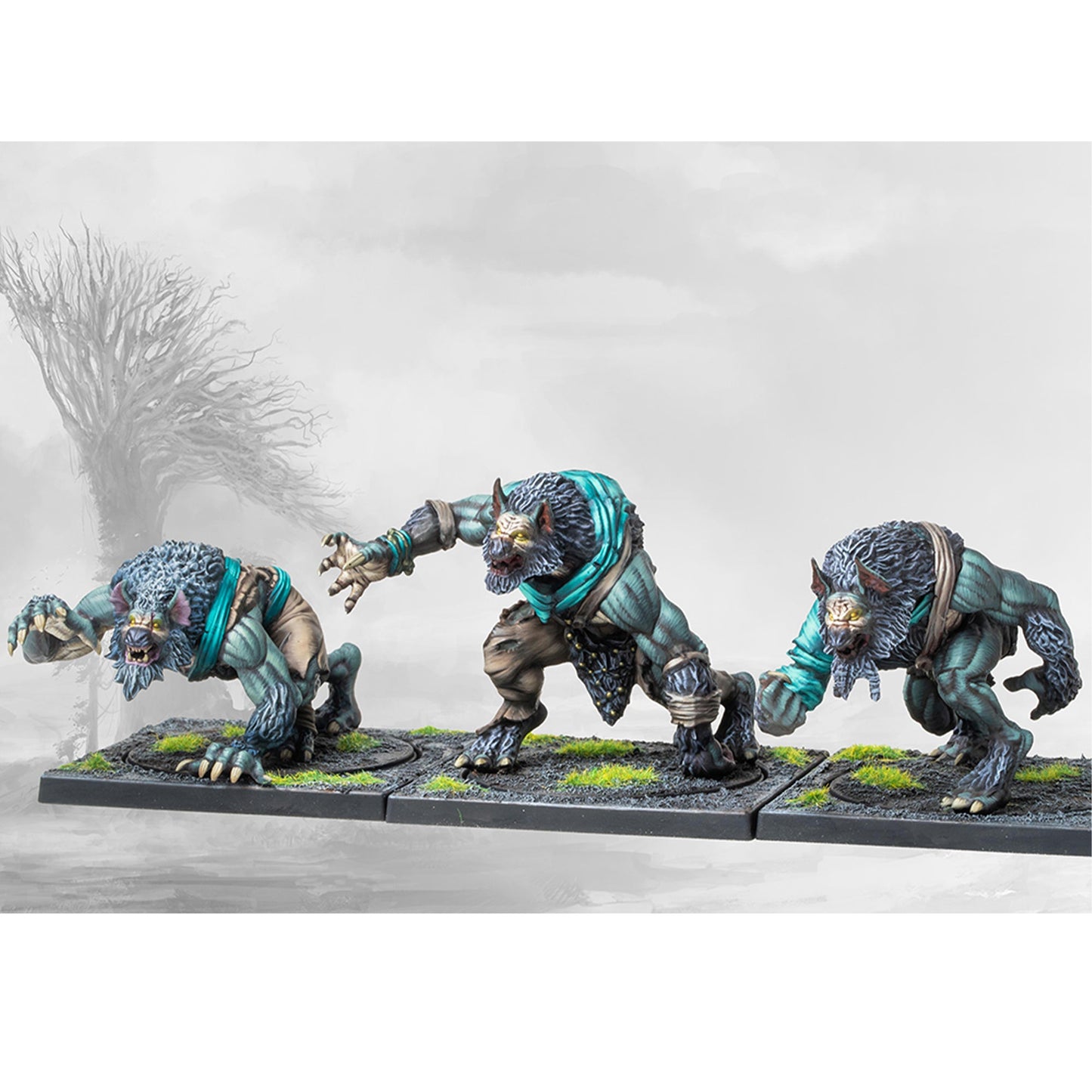 Conquest Miniatures Game - Nords: Werewargs | Mô hình Miniature Chiến thuật | Para Bellum