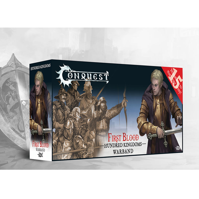 Conquest Miniatures Game - Hundred Kingdoms: First Blood Warband - Bộ Mô Hình Chiến Thuật Para Bellum