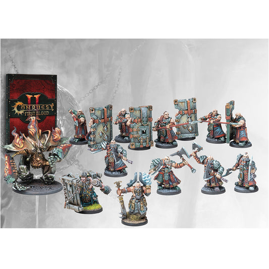 Conquest: Dweghom - First Blood Warband - Bộ mô hình chiến thuật - Para Bellum
