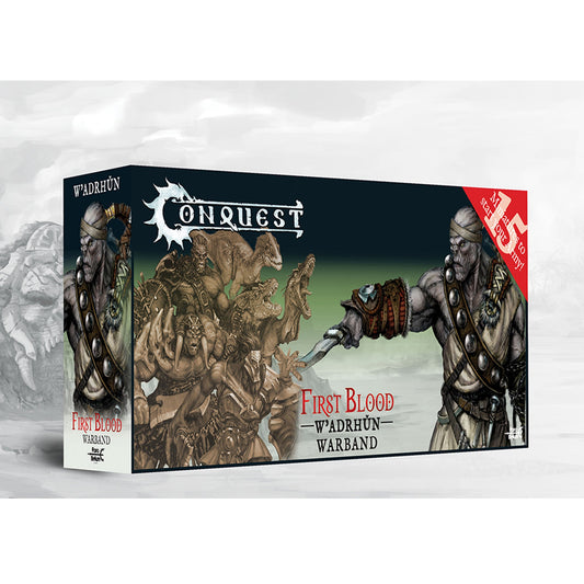 Conquest Miniatures Game - Wadruhn: First Blood Warband - Bộ Mô Hình Chiến Thuật Para Bellum