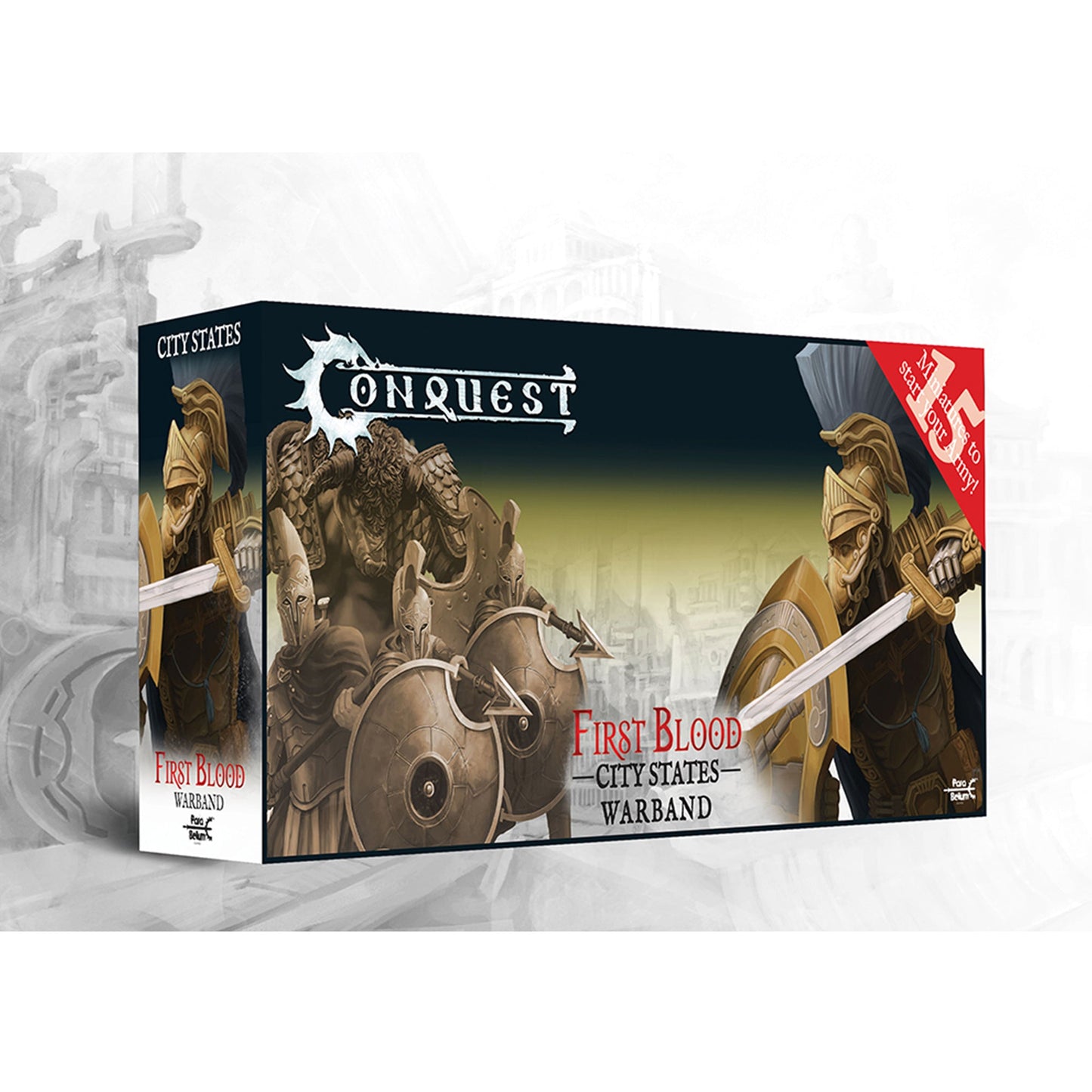 Conquest Miniatures Game - City States: First Blood Warband - Bộ mô hình chiến thuật - Para Bellum