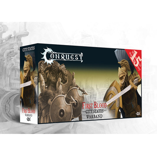 Conquest Miniatures Game - City States: First Blood Warband - Bộ mô hình chiến thuật - Para Bellum
