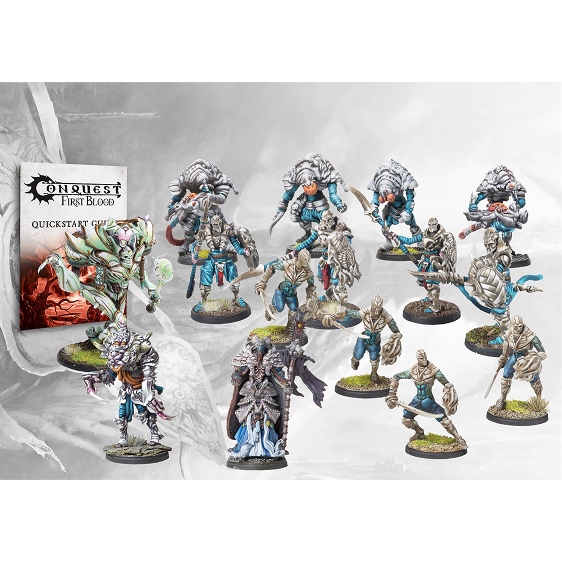 Conquest Miniatures Game - Spires: First Blood Warband - Bộ Mô Hình Chiến Thuật - Para Bellum - Hình ảnh sản phẩm