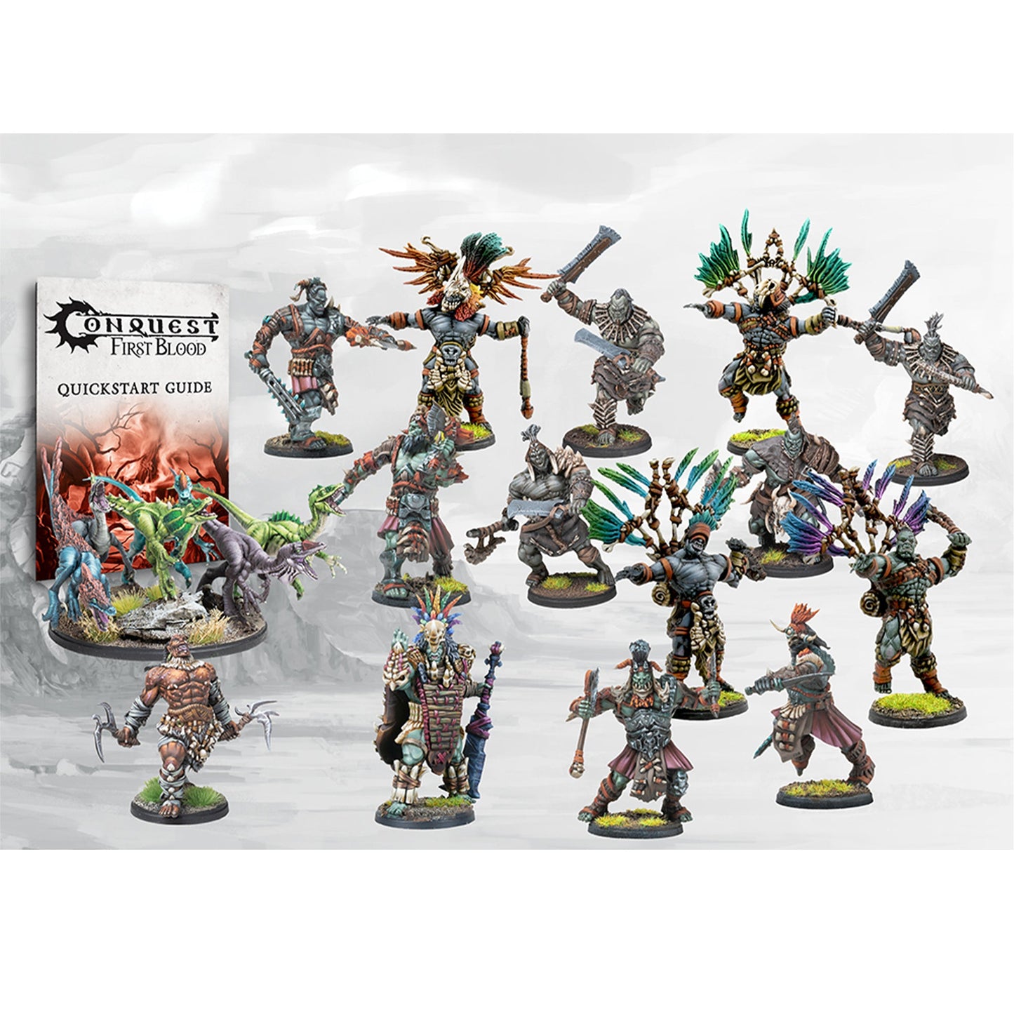 Conquest Miniatures Game - Dweghom: First Blood Warband - Bộ Mô Hình Chiến Thuật - Para Bellum