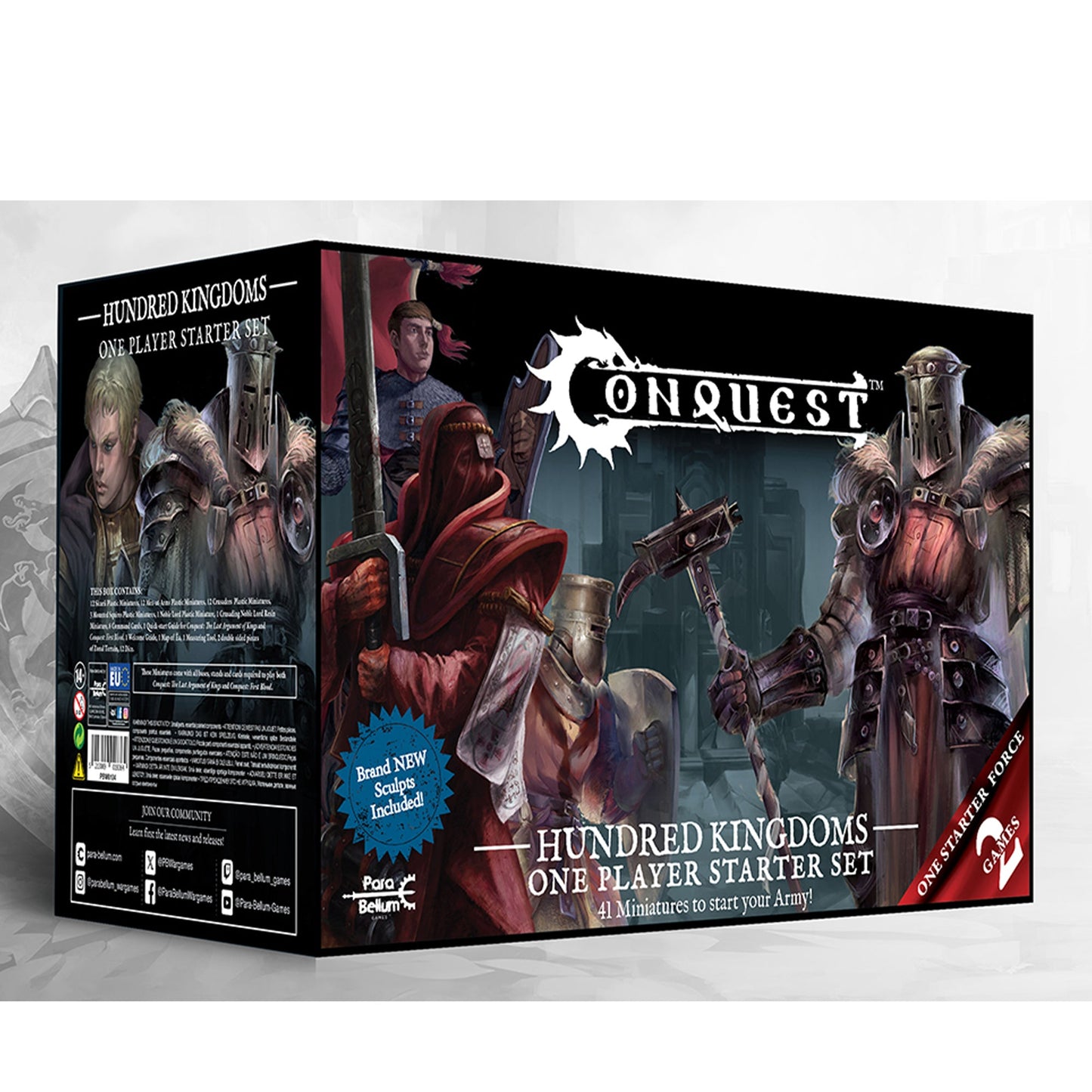 Hundred Kingdoms: Supercharged One Player Starter Set - Bộ Khởi Đầu Mô Hình Chiến Thuật - Para Bellum