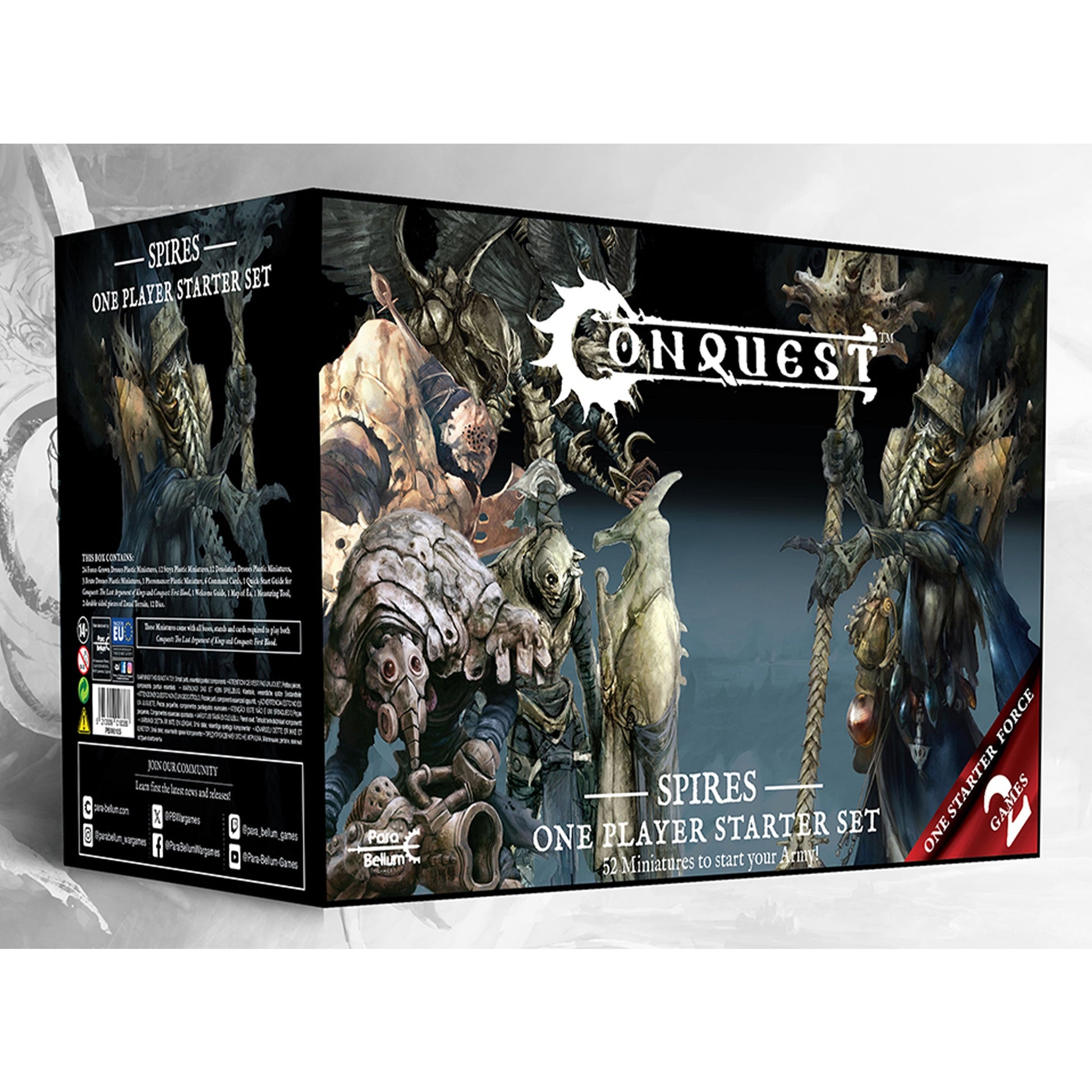 Conquest Miniatures - Spires: Supercharged One Player Starter Set - Bộ Khởi Đầu Sa Bàn Chiến Thuật - Para Bellum - Hình ảnh sản phẩm