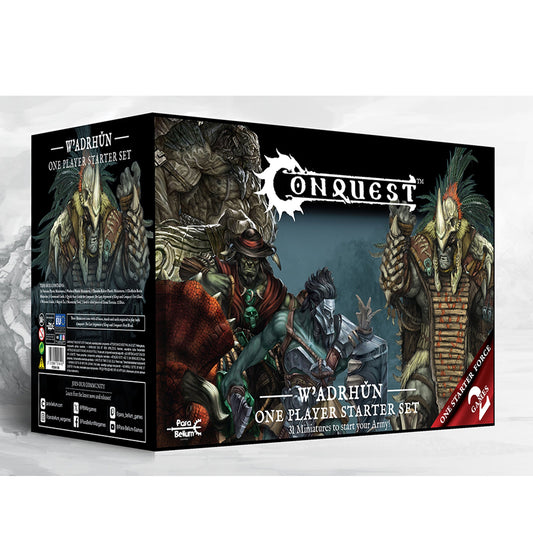 Wadruhn: Supercharged One Player Starter Set - Bộ Khởi Đầu Mô Hình Chiến Thuật - Conquest Miniatures