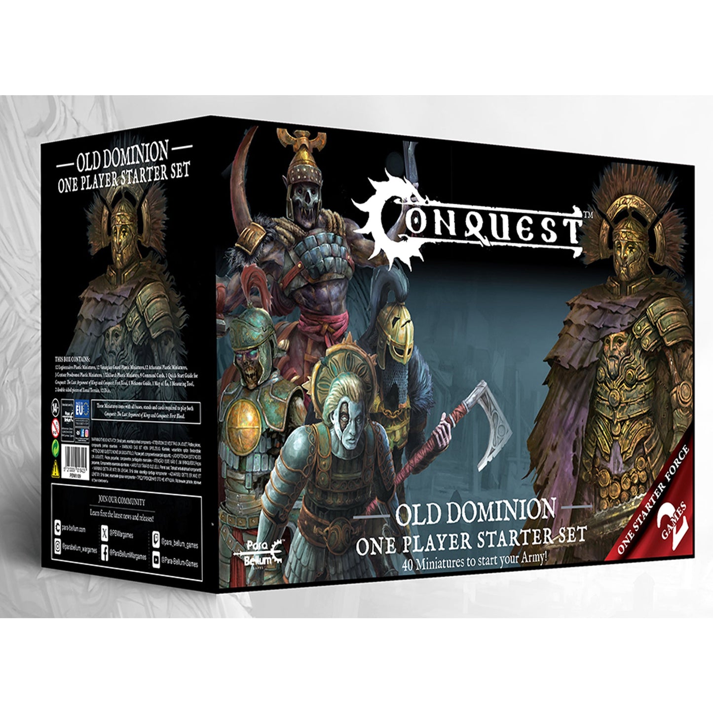 Conquest Miniatures Old Dominion: Supercharged One Player Starter Set - Bộ Khởi Đầu Mô Hình Chiến Thuật Para Bellum