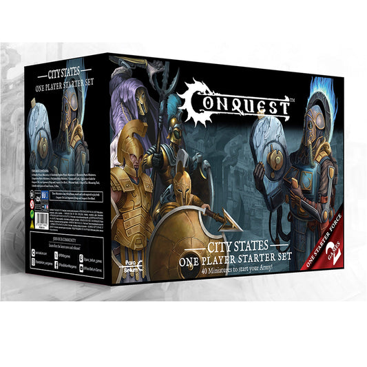 Conquest Miniatures - City States: Supercharged One Player Starter Set - Bộ Khởi Đầu Game Sa Bàn - Para Bellum