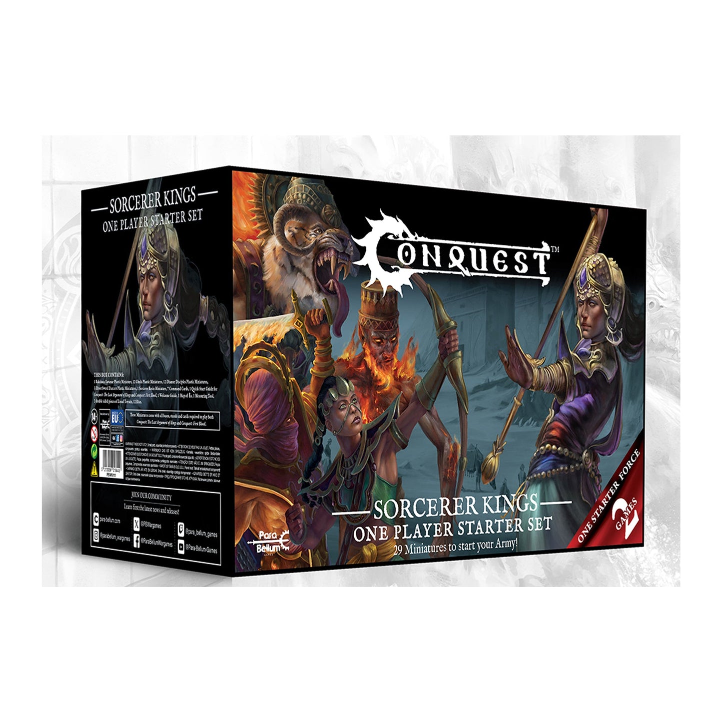 Sorcerer Kings: Supercharged One Player Starter Set - Bộ Khởi Đầu 1 Người Chơi - Para Bellum