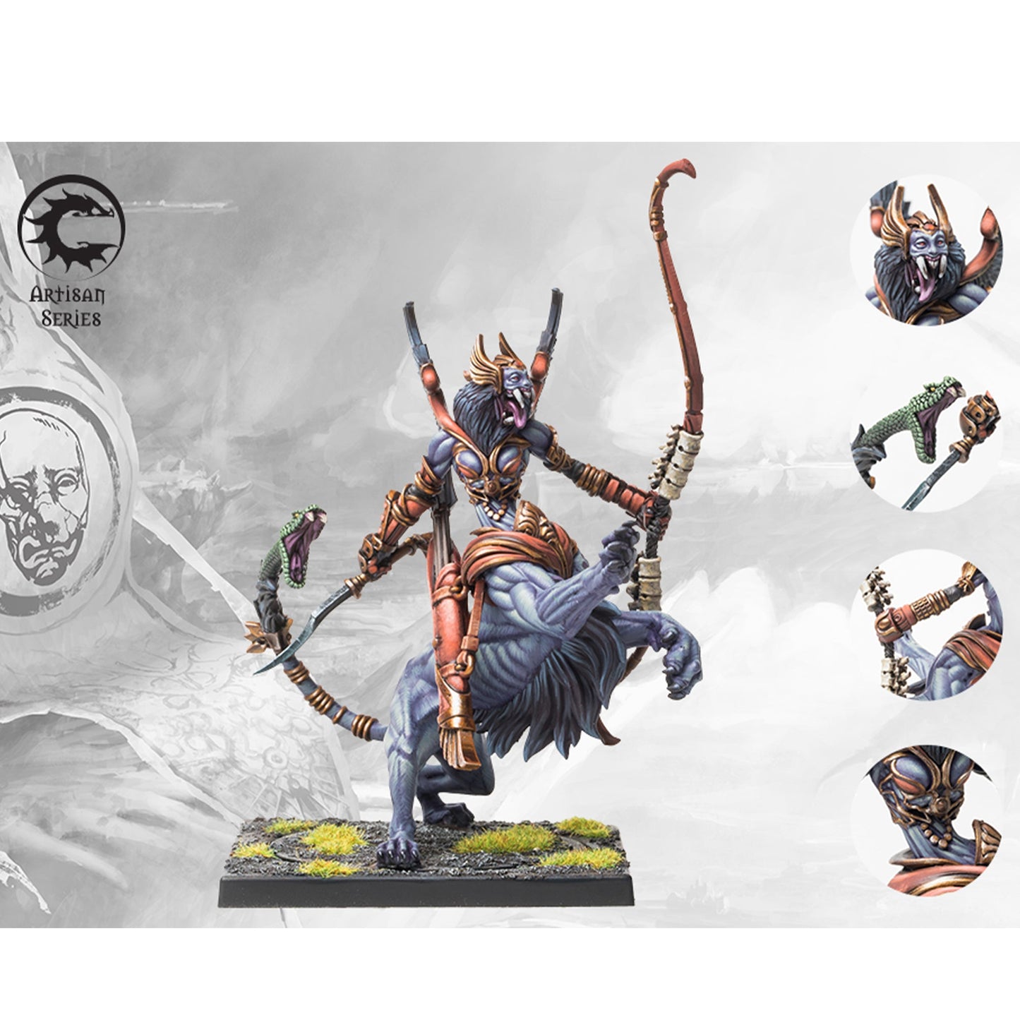 Conquest Miniatures Game - Spires: Artisan Series Lineage Prideborne - Mô Hình Miniature Chiến Thuật - Para Bellum - Hình ảnh sản phẩm