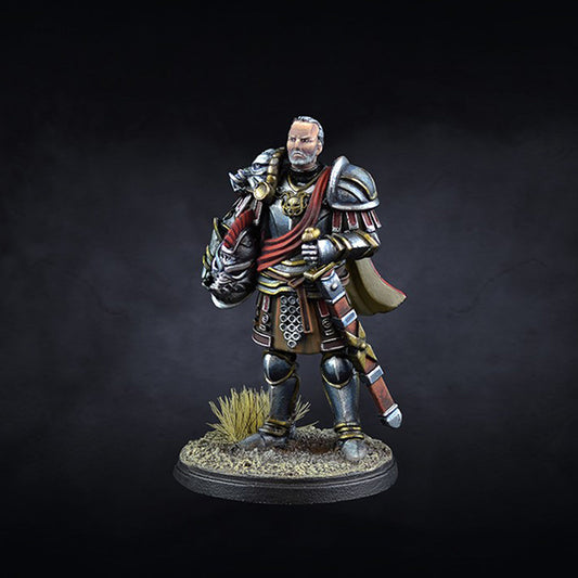 Conquest Miniatures Game - Hundred Kingdoms: Imperial Officer - Mô hình chiến thuật Para Bellum