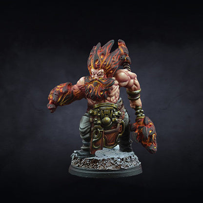 Conquest Miniatures Game - Dweghom: Tempered Sorcerer - Mô hình nhân vật chiến thuật - Para Bellum
