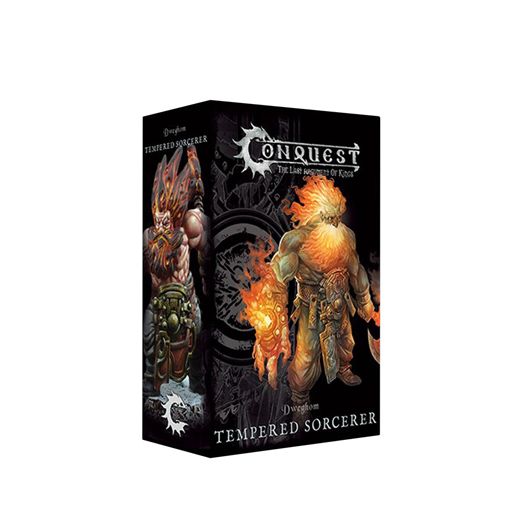 Conquest Miniatures Game - Dweghom: Tempered Sorcerer - Mô hình nhân vật chiến thuật - Para Bellum