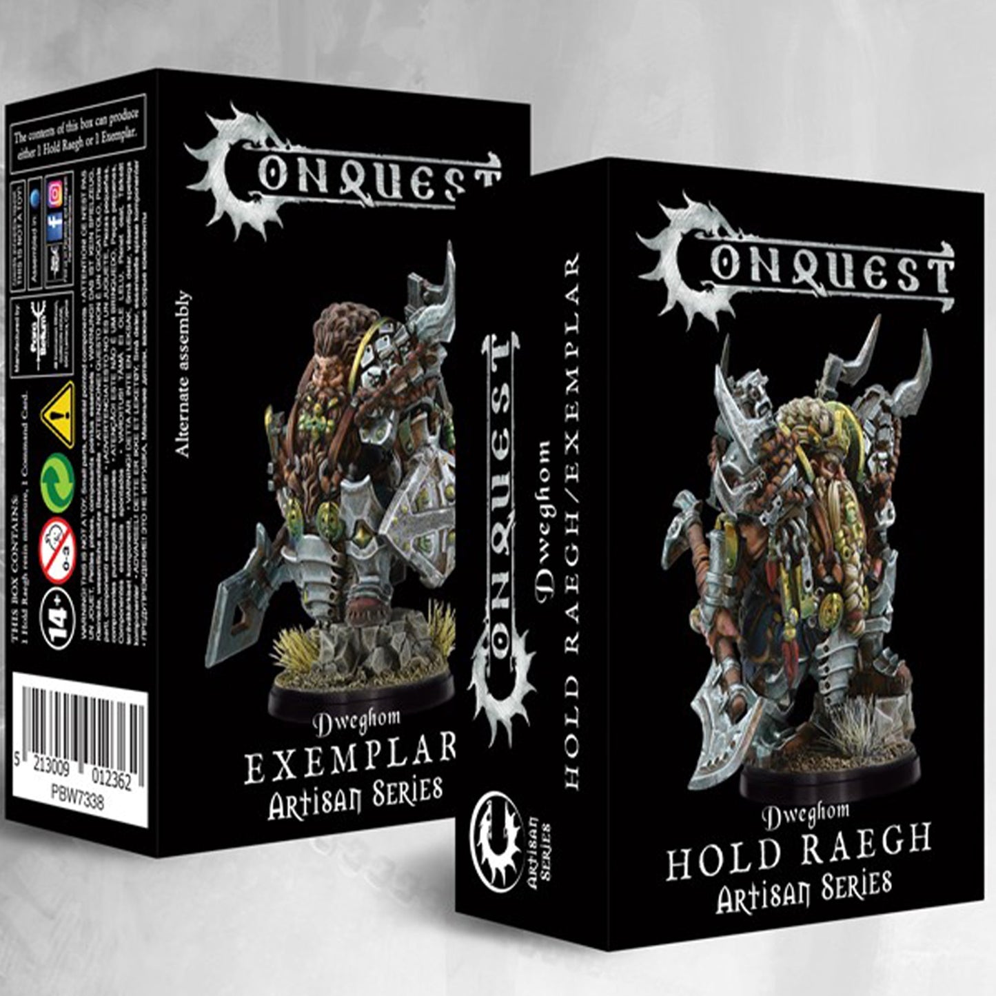 Conquest Miniatures Game - Dweghom: Artisan Series Exemplar Raegh - Mô Hình Miniature - Para Bellum