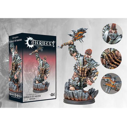 Conquest Miniatures Game - Dweghom: Herald of Magma - Mô hình chiến thuật Wargame - Para Bellum