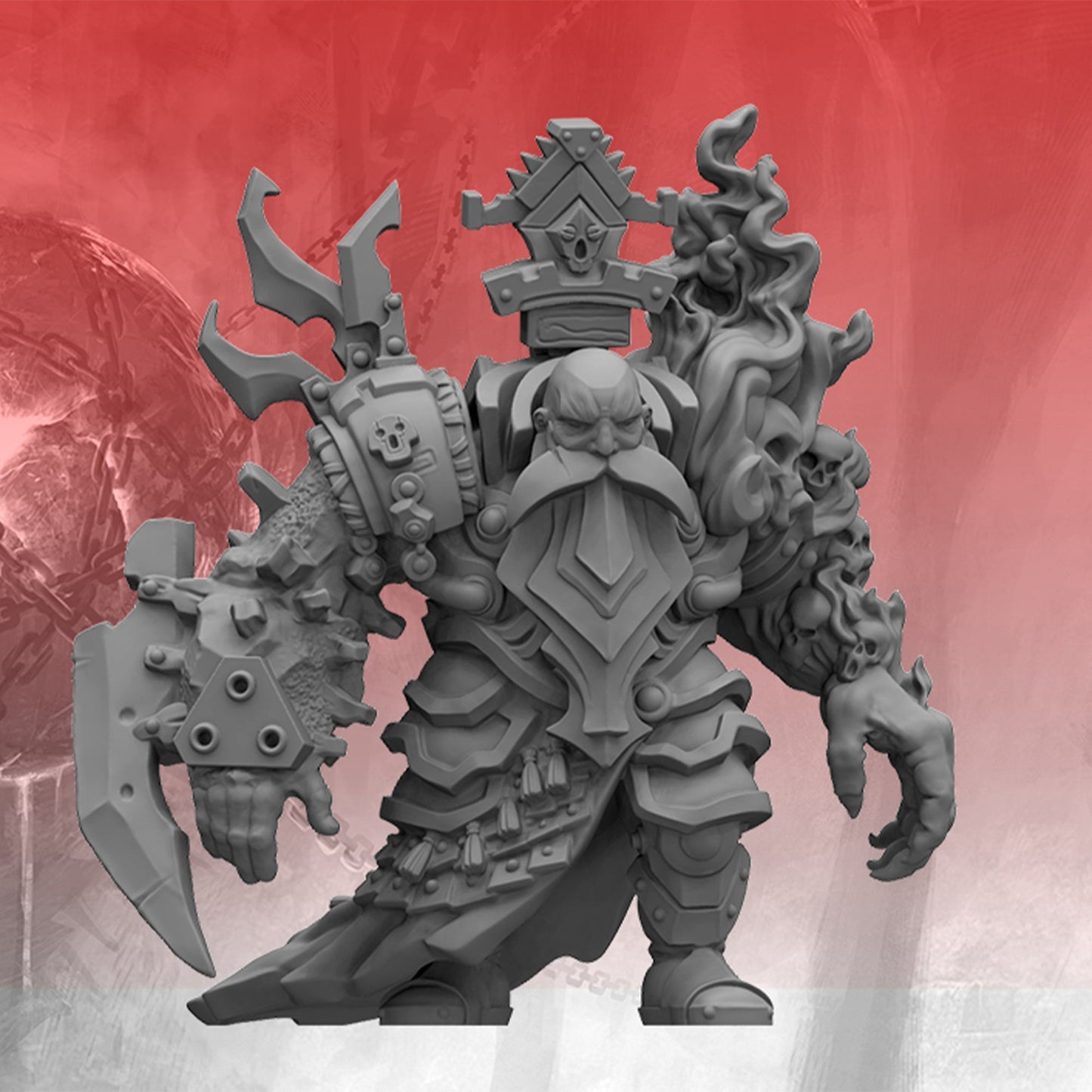 Dweghom: Tempered Steelshaper - 5th Anniversary Remix - Mô hình Miniature Resin - Para Bellum - Hình ảnh sản phẩm