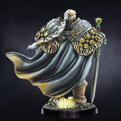 Conquest Miniatures Game - Nords: Konungyr (Nords King) Mô Hình Chiến Thuật Para Bellum