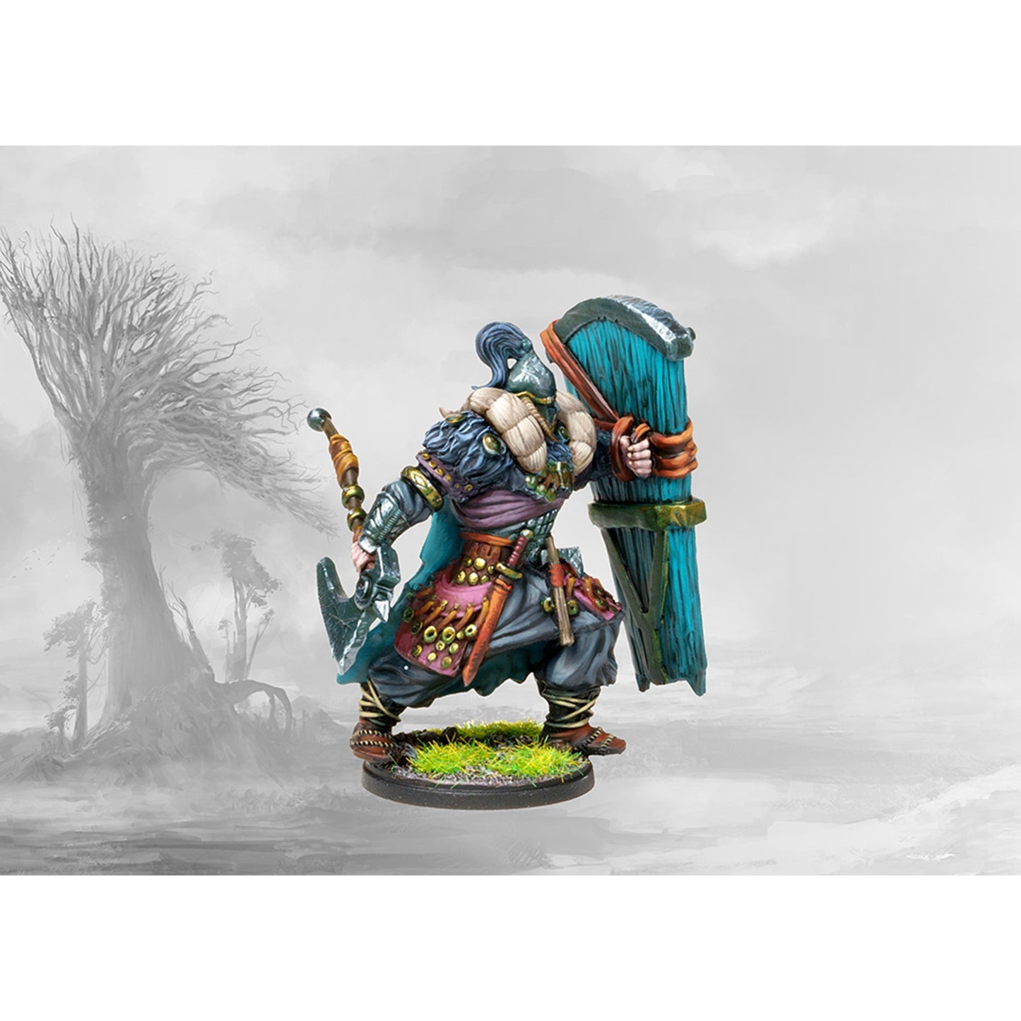 Conquest Miniatures Game - Nords: Thegn (Officer) - Mô Hình Chiến Thuật Para Bellum