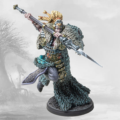 Conquest Miniatures Game - Nords: Artisan Series Female Jarl - Mô Hình Chiến Thuật Cao Cấp Para Bellum