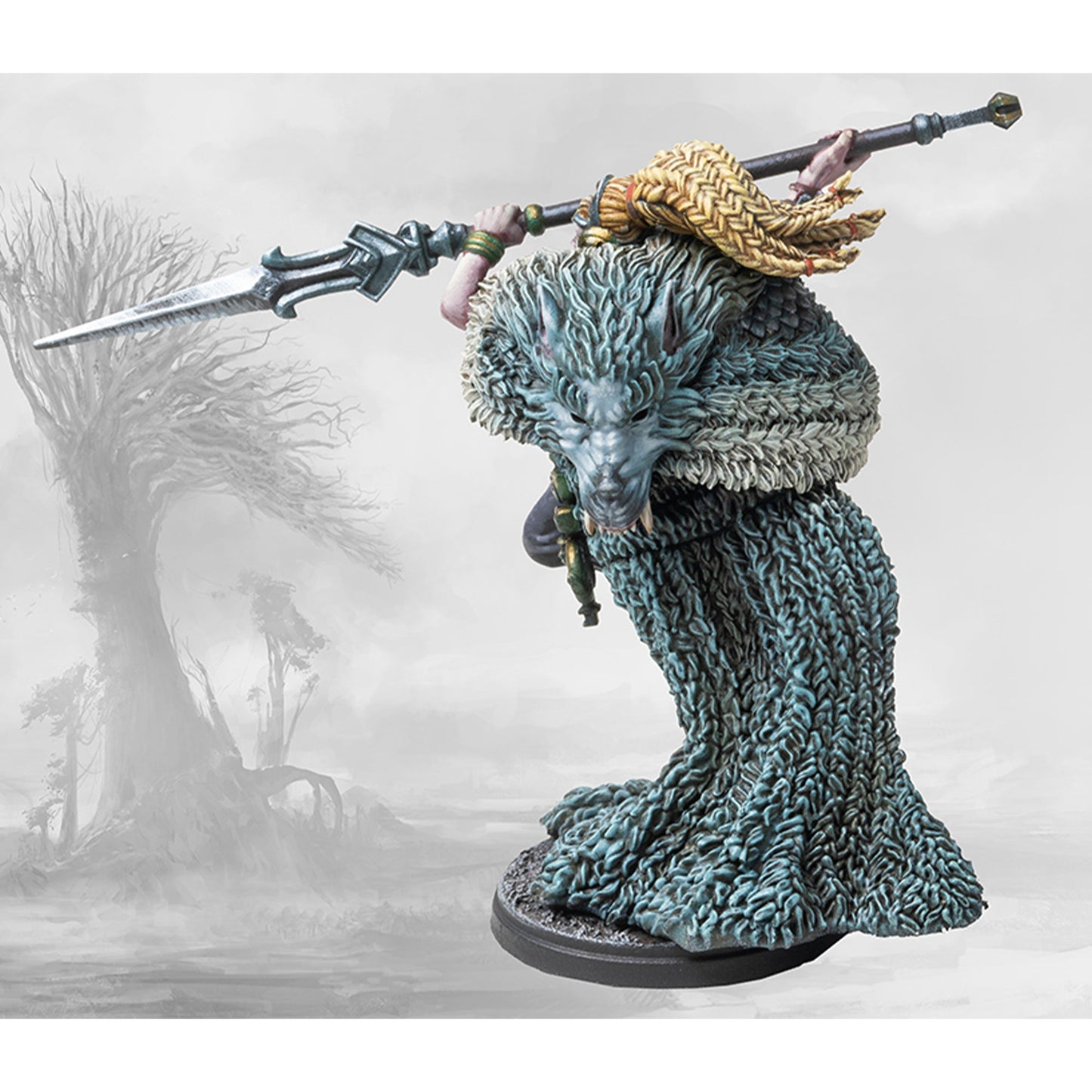 Conquest Miniatures Game - Nords: Artisan Series Female Jarl - Mô Hình Chiến Thuật Cao Cấp Para Bellum