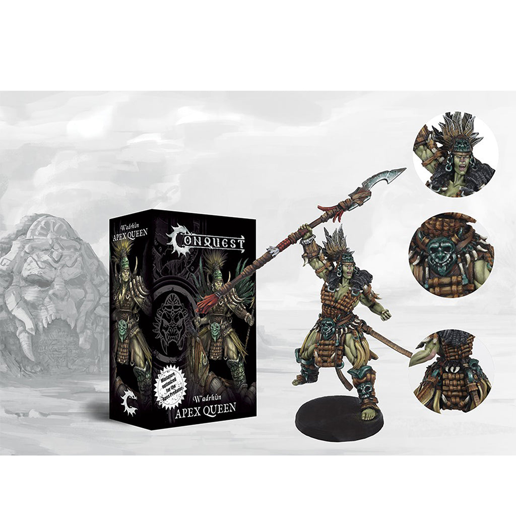 Conquest Miniatures Game - W’adrhŭn: Apex Queen - Mô Hình Chiến Thuật - Para Bellum - Hình ảnh sản phẩm