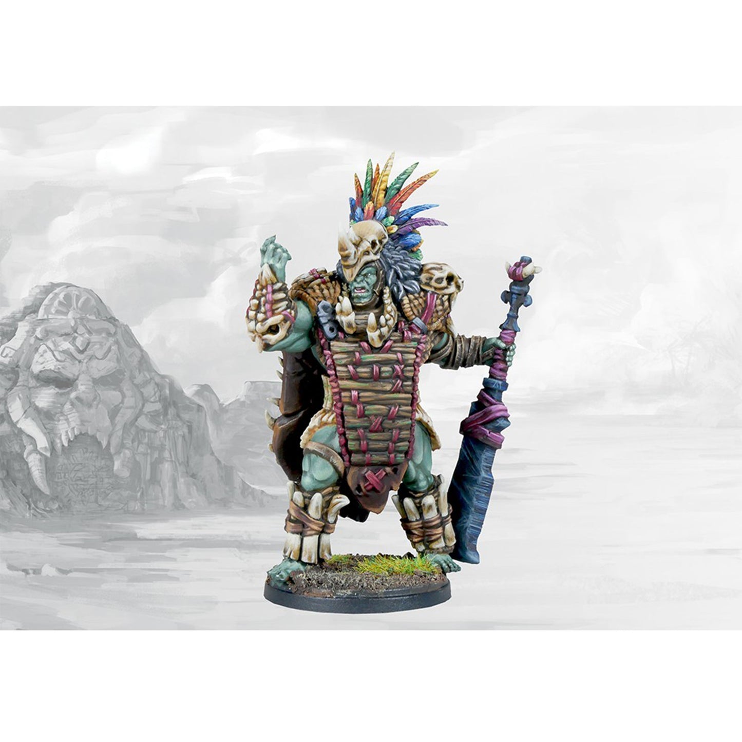 Conquest Miniatures Game - W’adrhŭn: Chieftain - Mô Hình Chiến Thuật Cao Cấp - Para Bellum - Góc nhìn khác 3