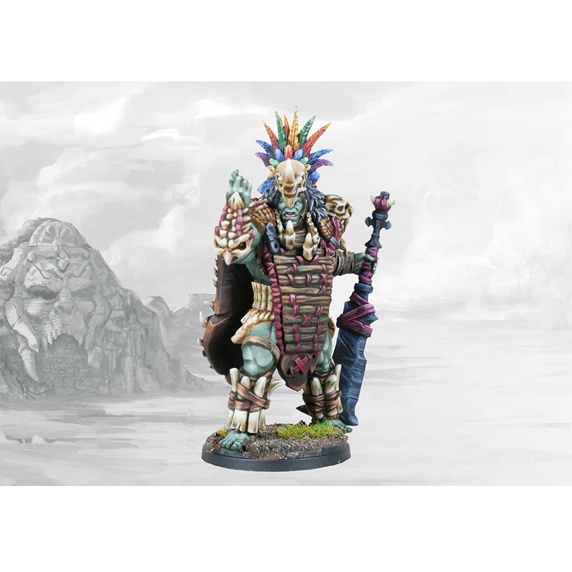 Conquest Miniatures Game - W’adrhŭn: Chieftain - Mô Hình Chiến Thuật Cao Cấp - Para Bellum - Hình ảnh chi tiết 2