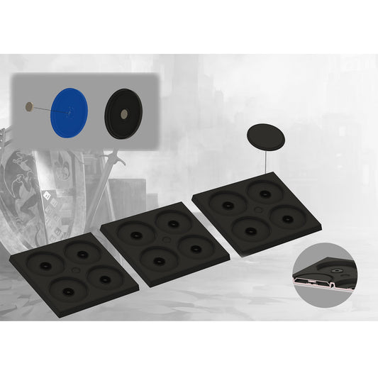 Conquest Miniatures Game - Magnetic Bases and Stands - Infantry - Đế hít nam châm cho bộ binh - Para Bellum