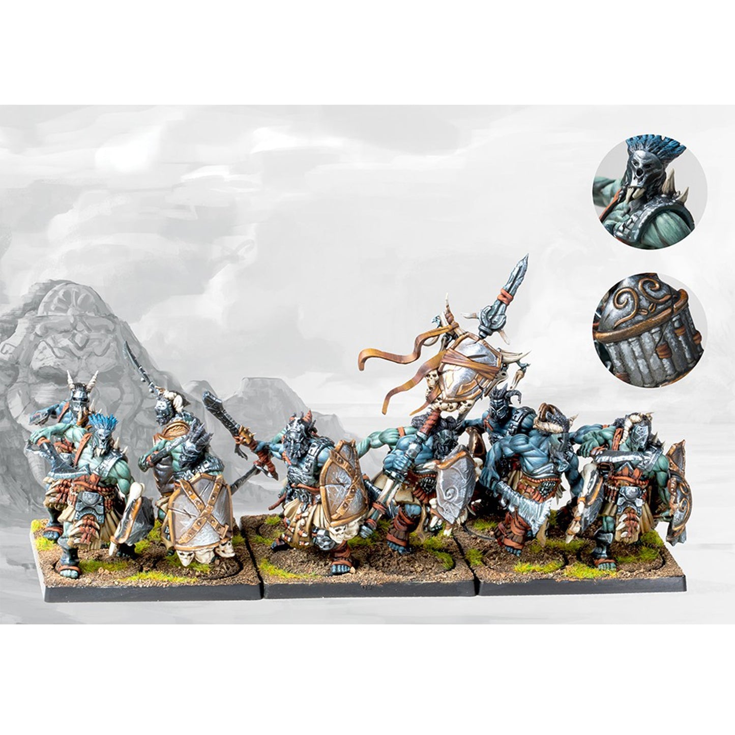 Conquest Miniatures Game - W’adrhŭn: Veterans - Mô Hình Chiến Thuật Cao Cấp - Para Bellum - Góc nhìn khác 3