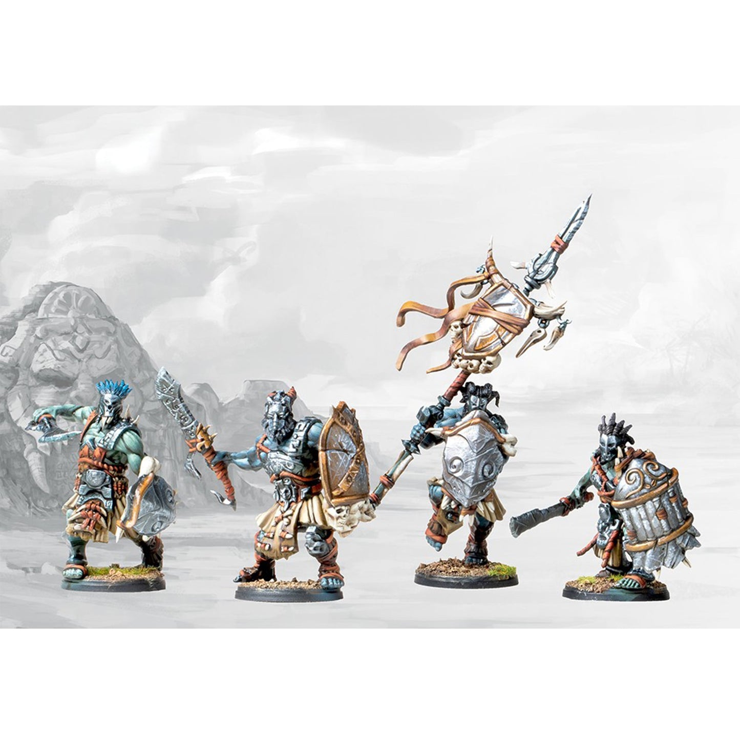 Conquest Miniatures Game - W’adrhŭn: Veterans - Mô Hình Chiến Thuật Cao Cấp - Para Bellum - Hình ảnh chi tiết 2