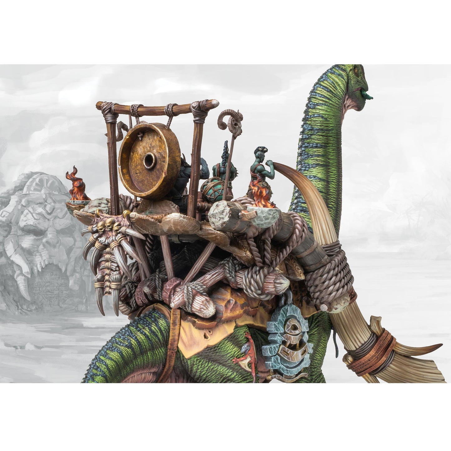 Conquest Miniatures Game - Wadrhuŭn: Drum Beast - Mô Hình Chiến Thuật Sa Bàn Para Bellum - Hình ảnh bổ sung 4