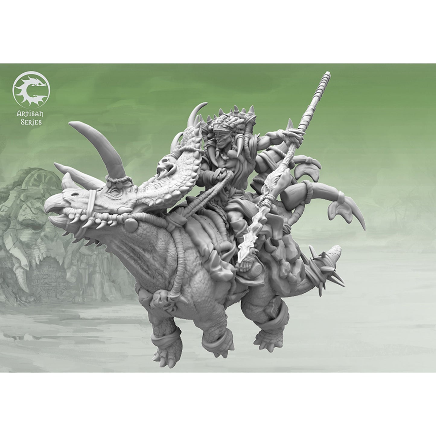 Conquest Miniatures Game - Wadrhuŭn: Thunder Chieftain Artisan Series - Mô hình Figure Cao Cấp - Para Bellum - Hình ảnh chi tiết 2