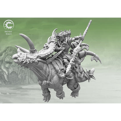 Conquest Miniatures Game - Wadrhuŭn: Thunder Chieftain Artisan Series - Mô hình Figure Cao Cấp - Para Bellum - Hình ảnh chi tiết 2