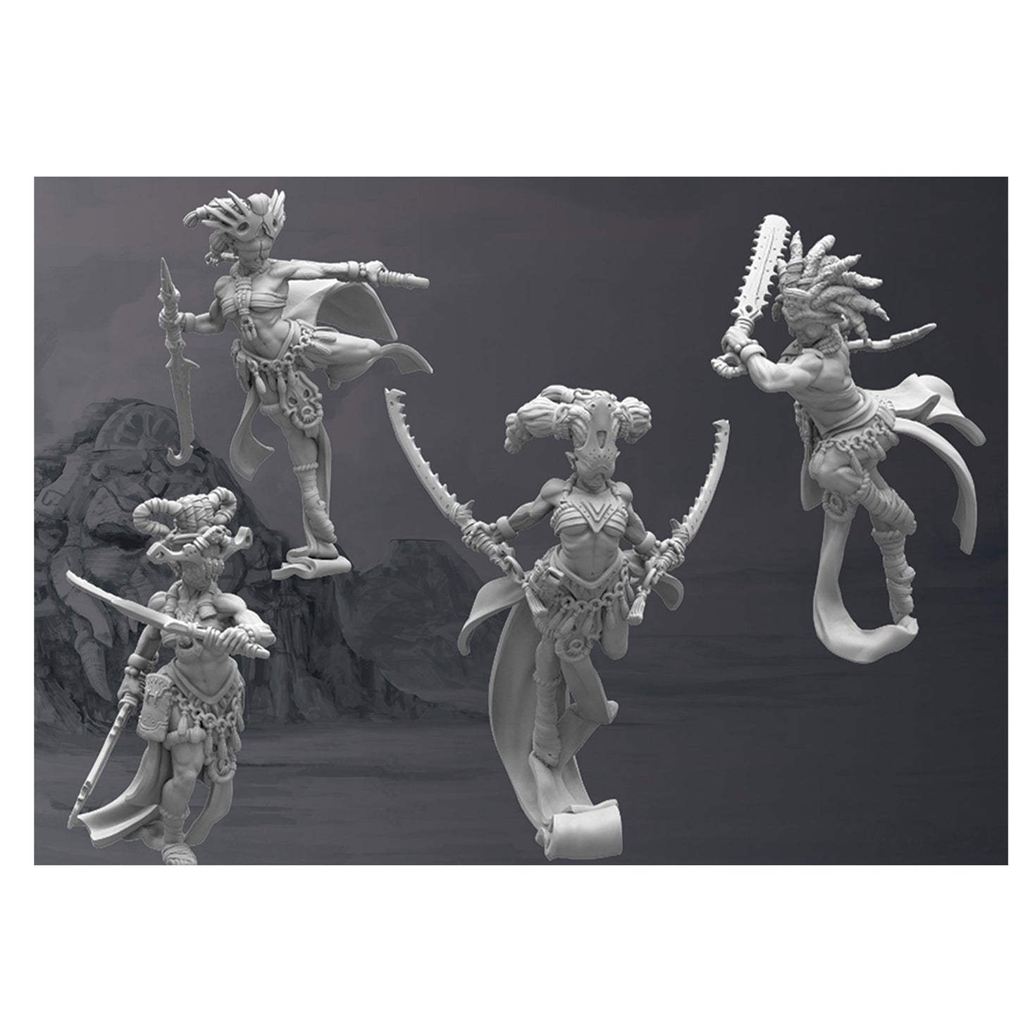 Wadruhn: Chosen of Death - Mô Hình Chiến Thuật Miniature - Conquest Para Bellum