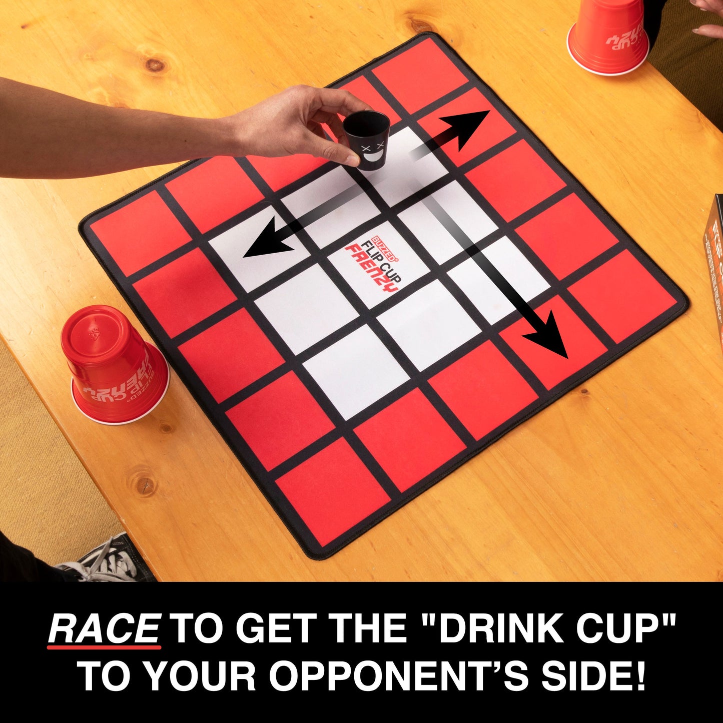 Buzzed™ Flip Cup Frenzy - Trò Chơi Uống Rượu Úp Ly Đối Kháng - Relatable - Hình ảnh chi tiết 2